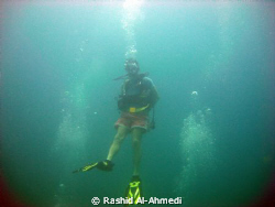 confidant diver by Rashid Al-Ahmedi 